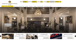 Desktop Screenshot of lordbaltimorehotel.com